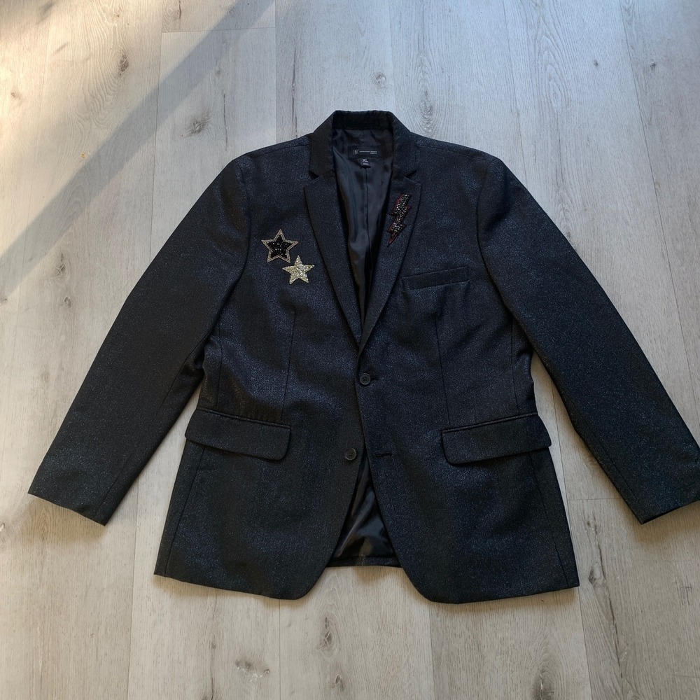 I.N.C. International Concepts Embellished-Star blazer